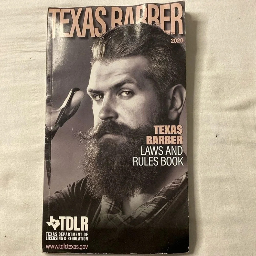 Texas Barber Laws and Rules Book‎ 2020 TDLR Barbering Regulations EUC