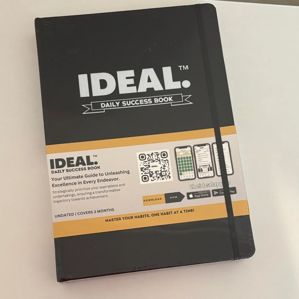 IDEAL Black Daily Success Book Journal Notebook Black Daily‎ Writing NEW