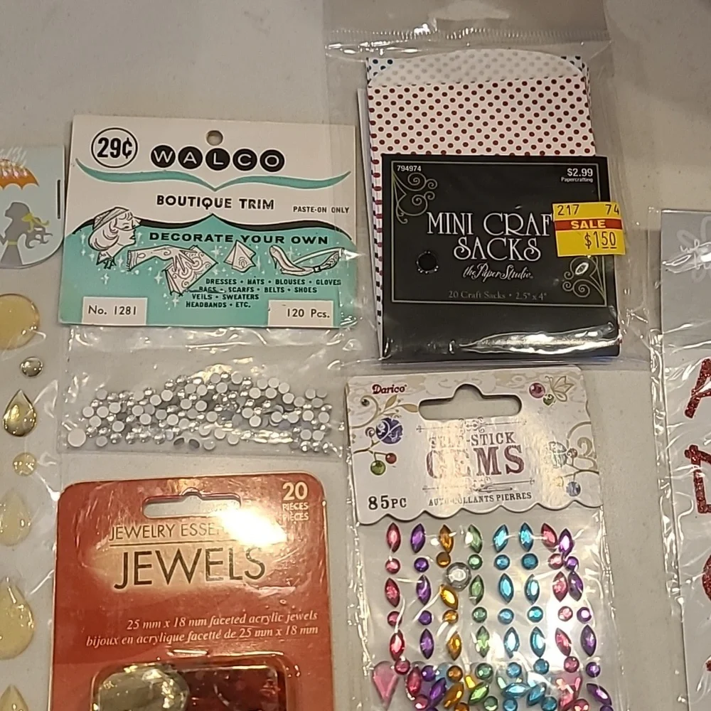 Hobby Lobby buttons gems