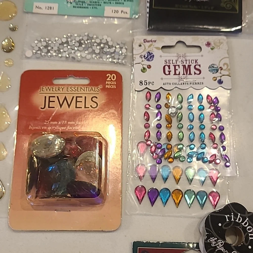 Hobby Lobby buttons gems