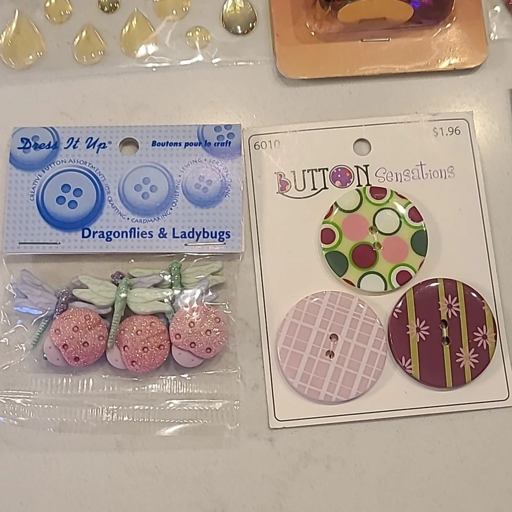 Hobby Lobby buttons gems