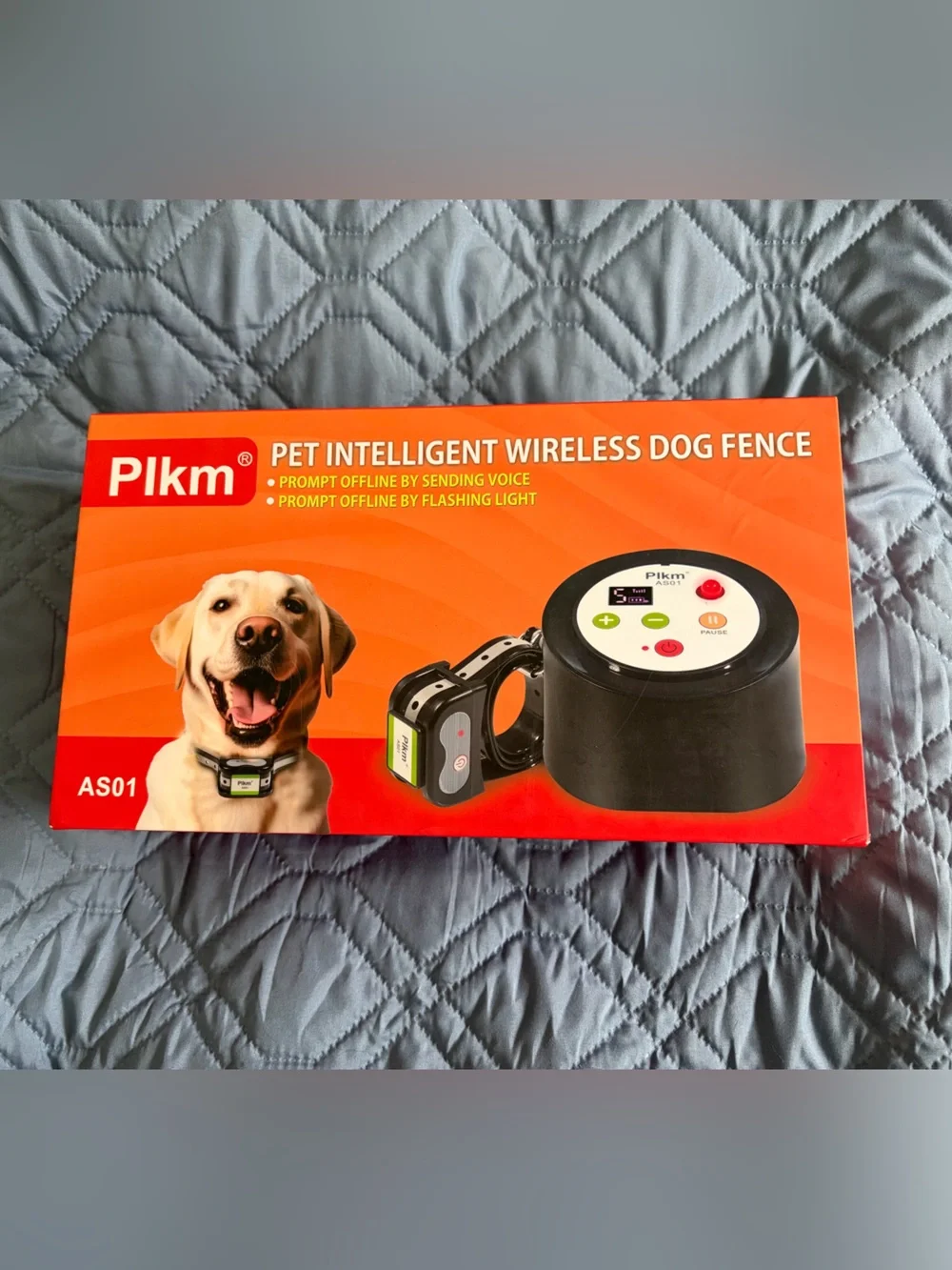 NWT - Plkm Pet Intelligent Wireless Dog Fence - Black