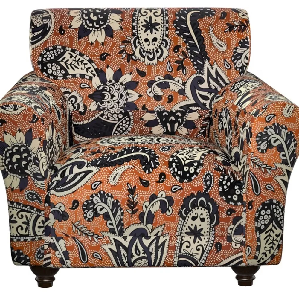 Stretch Couch Covers, Floral Printed Sofa Covers,2 Piece Armchair Slipcover  046