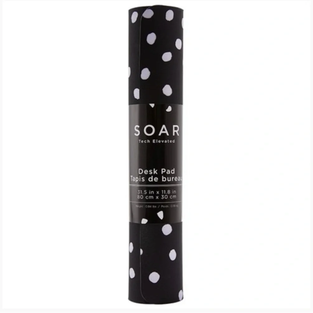 Black and White Desk Pad