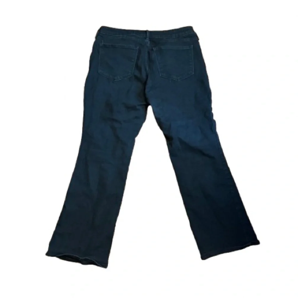 Old Navy 12 Petite Mid-Rise Kicker Bootcut Black Stretch Jeans