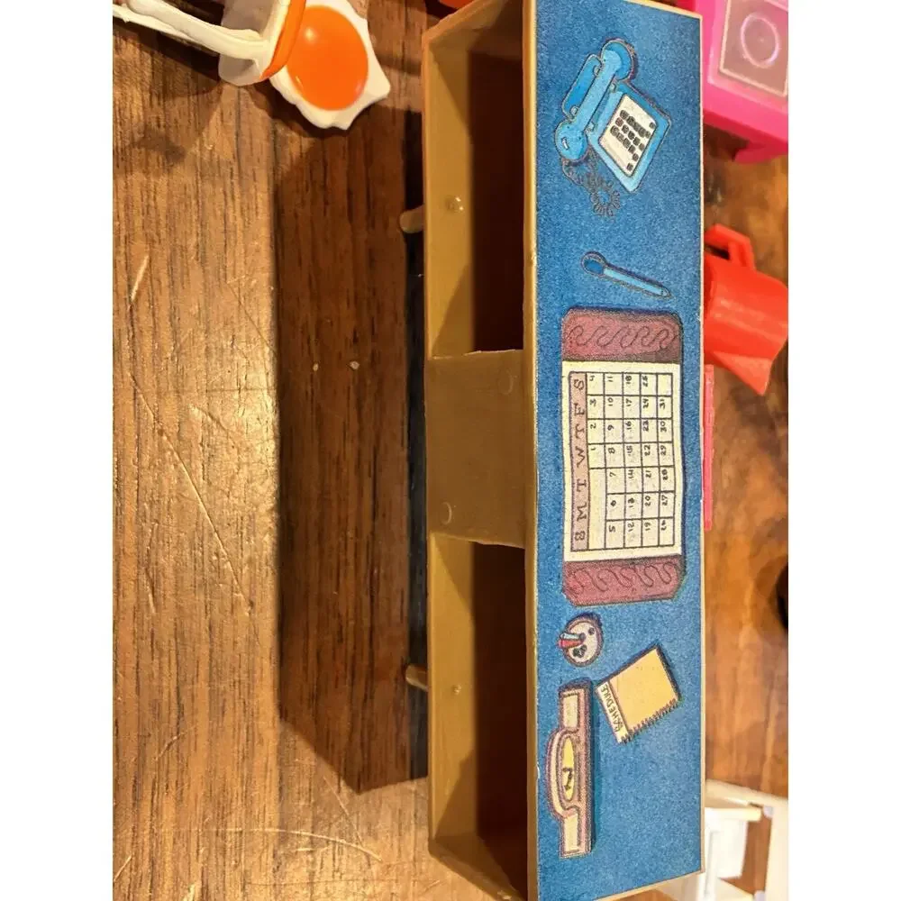 Vintage 50's 60’s dollhouse furniture lot , Marx Lunbys
