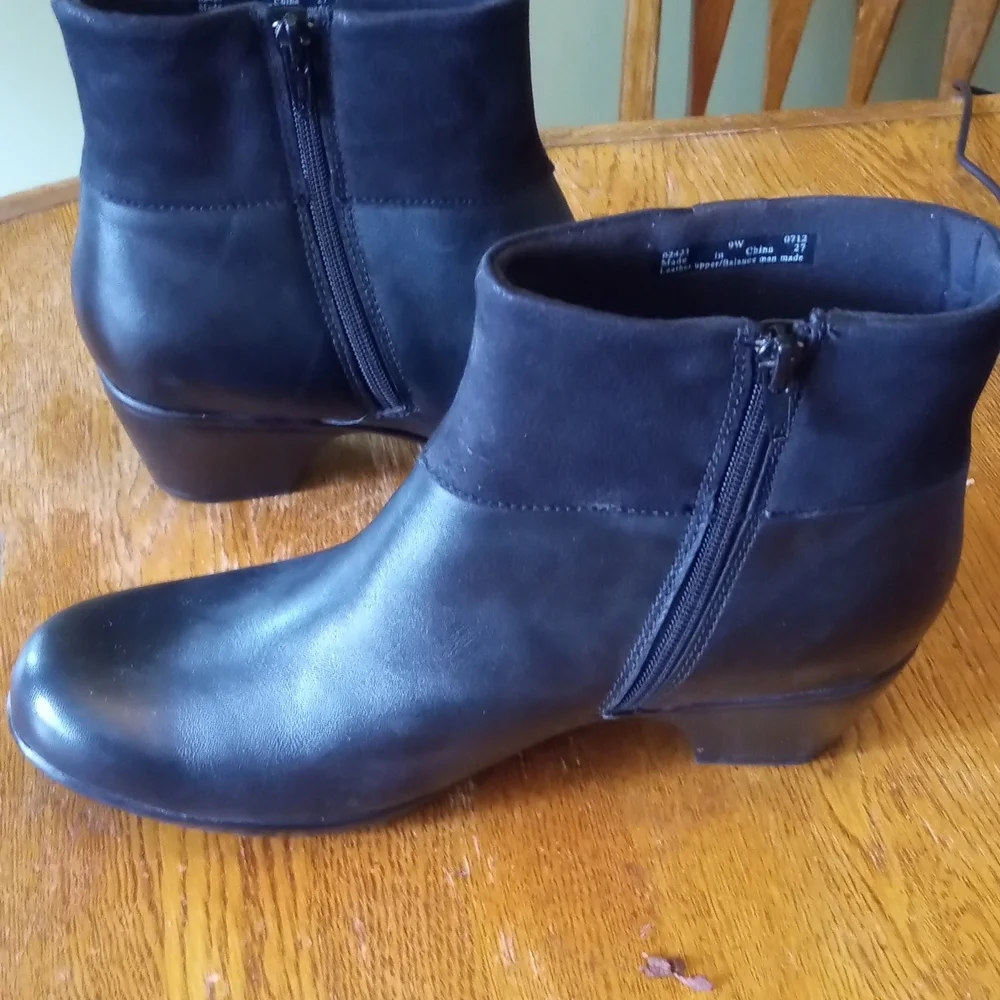 Clarks Classic Black Ankle Boots