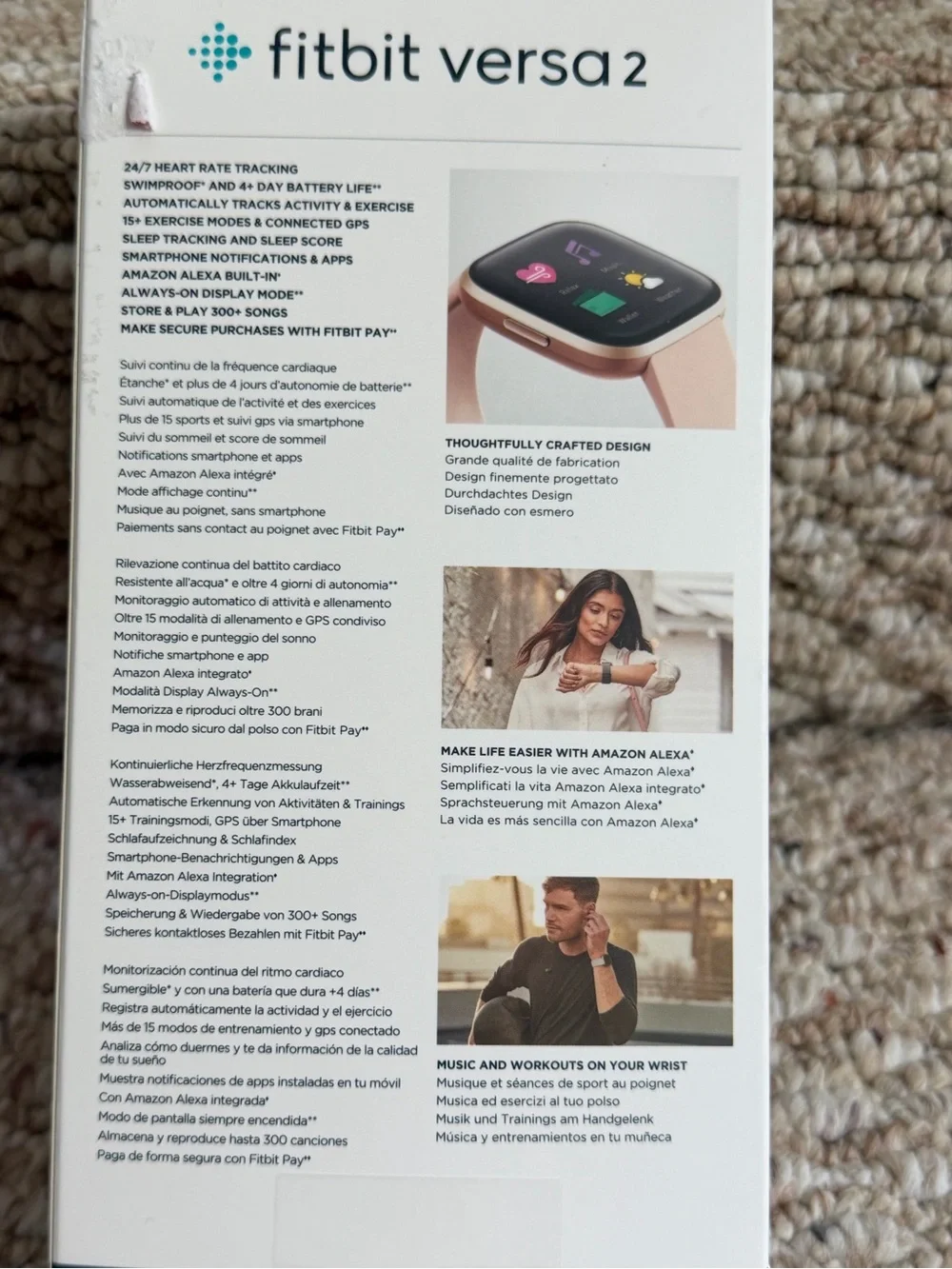 fitbit tons box gold