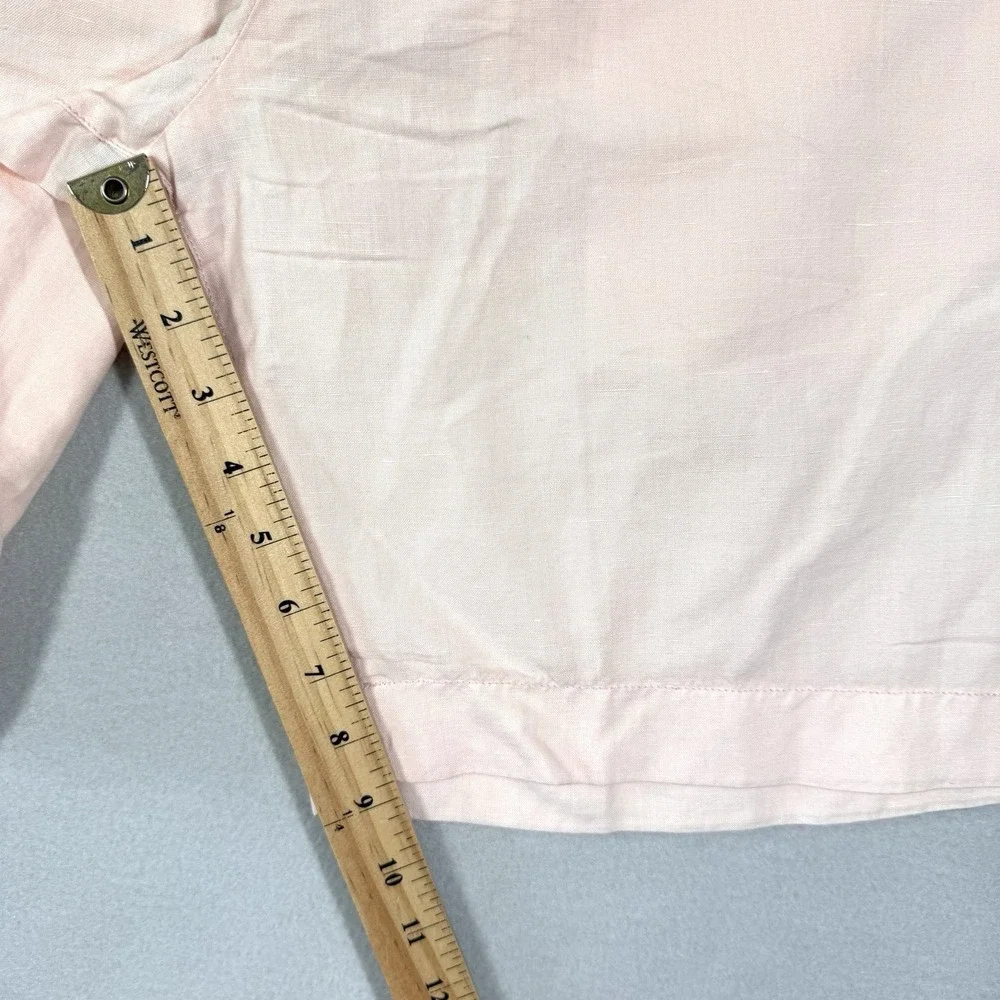 FAHERTY Shorts Mens 36 Malibu Chino Linen Blend Summer Pink Coastal Beach NWT