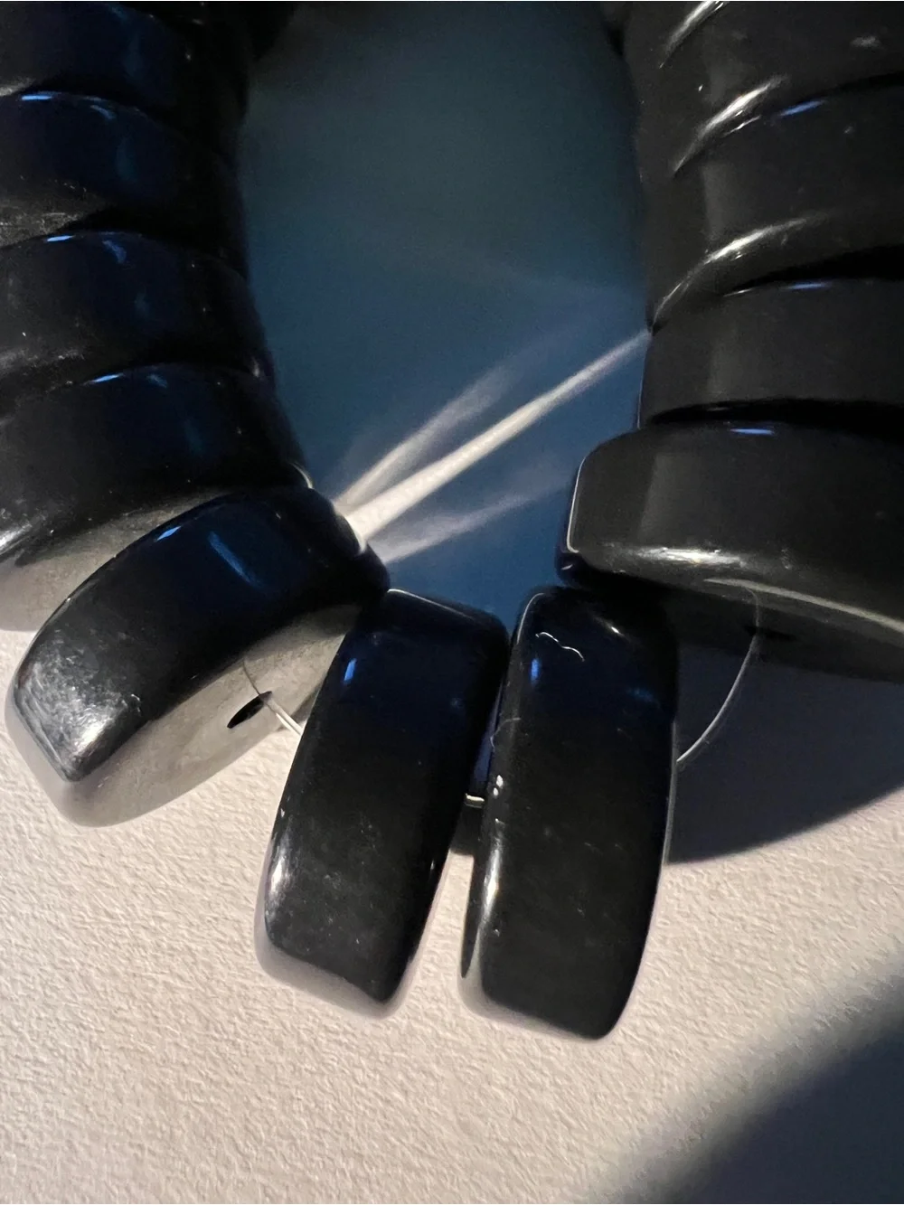 Vintage black lucite