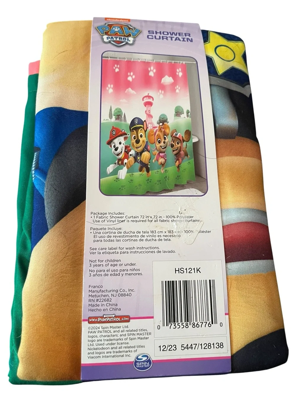 Paw Patrol vibrant paw