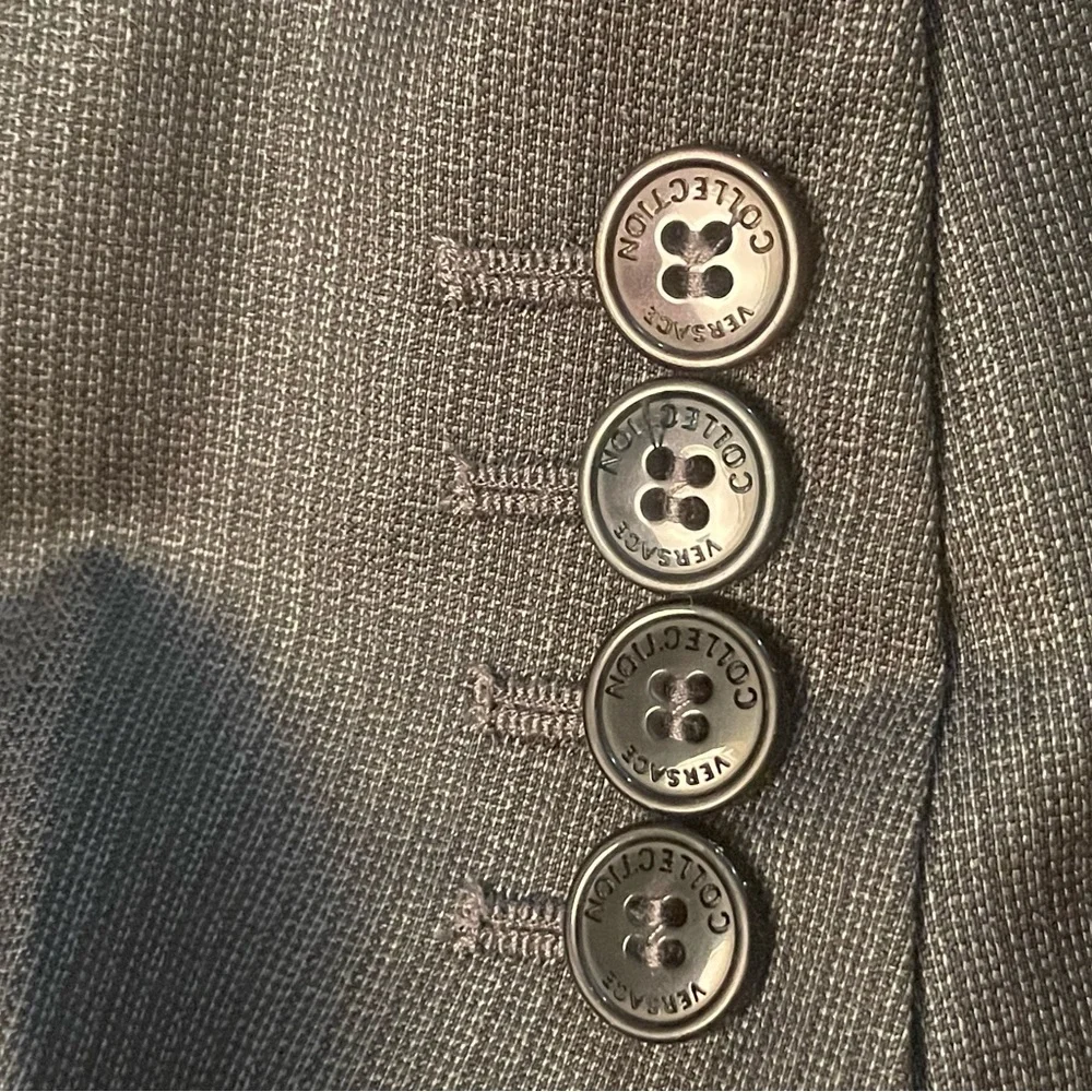 VERSACE COLLECTION GIANNI VERSACE Mens Grey Suit Size EU 50 US 40