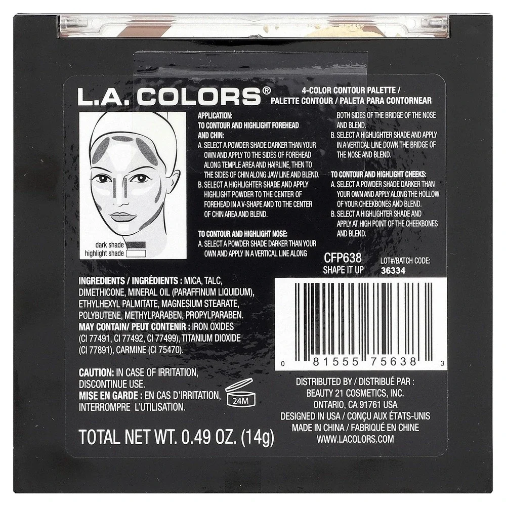 L.A. Colors sculpt contour