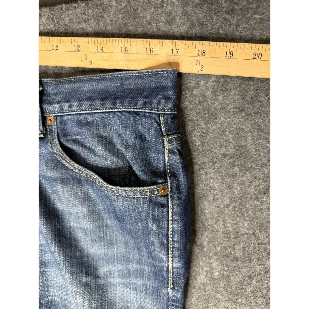 Levis 505 Regular Fit Jeans Mens 34x30 Medium Wash Blue‎ Straight Leg Denim 100%
