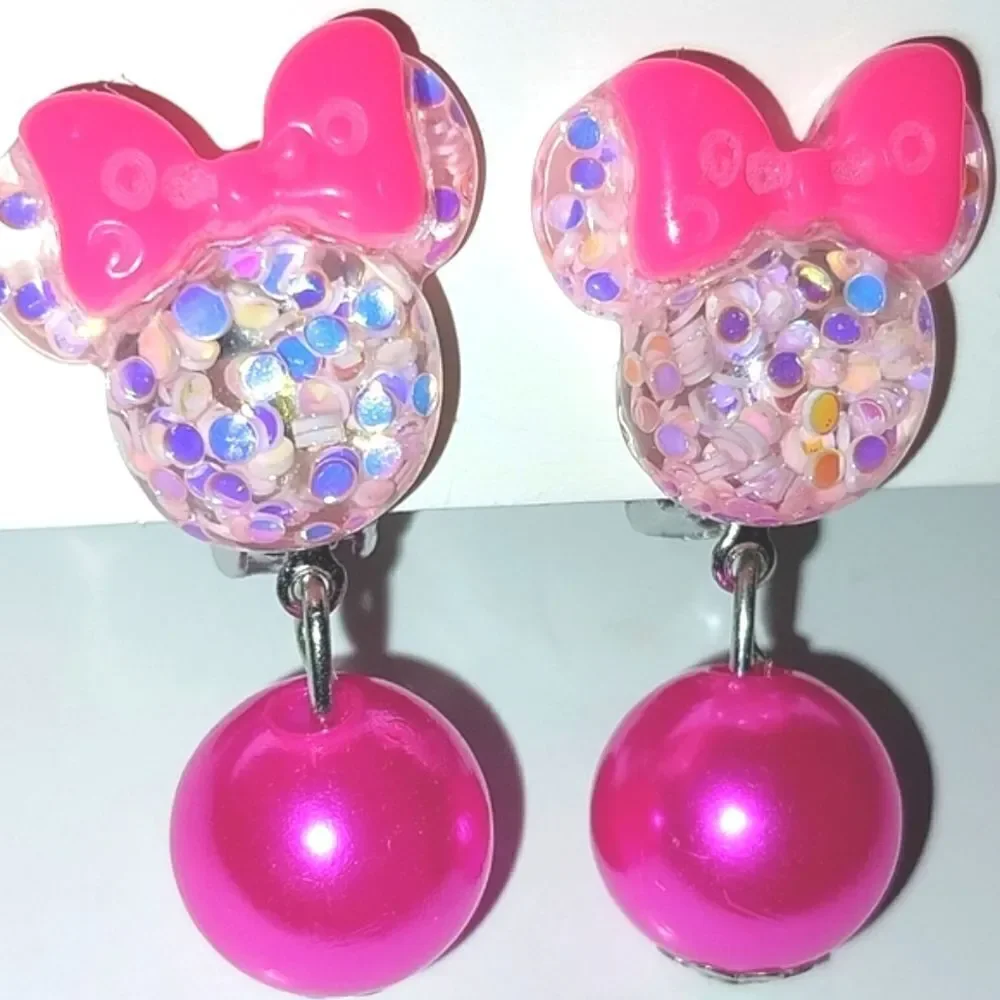 Beautiful fashion clip-on kids earrings