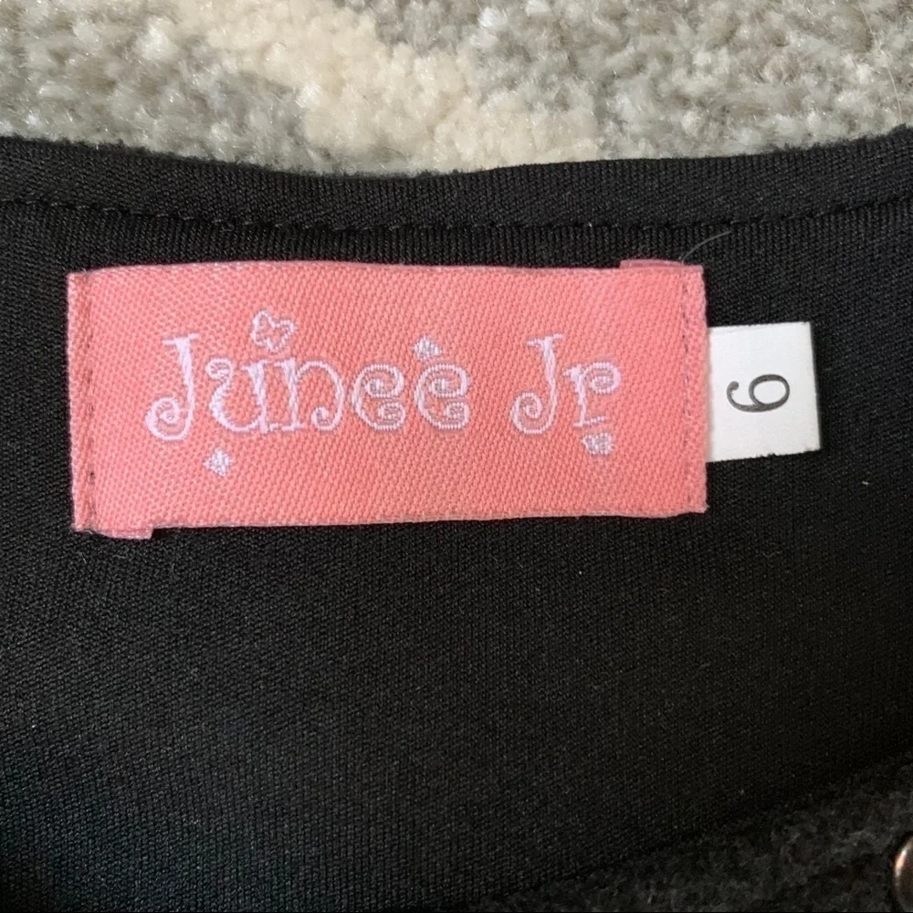 Junee Jr. Charcoal Grey Cashmere Felt Vest Size 6