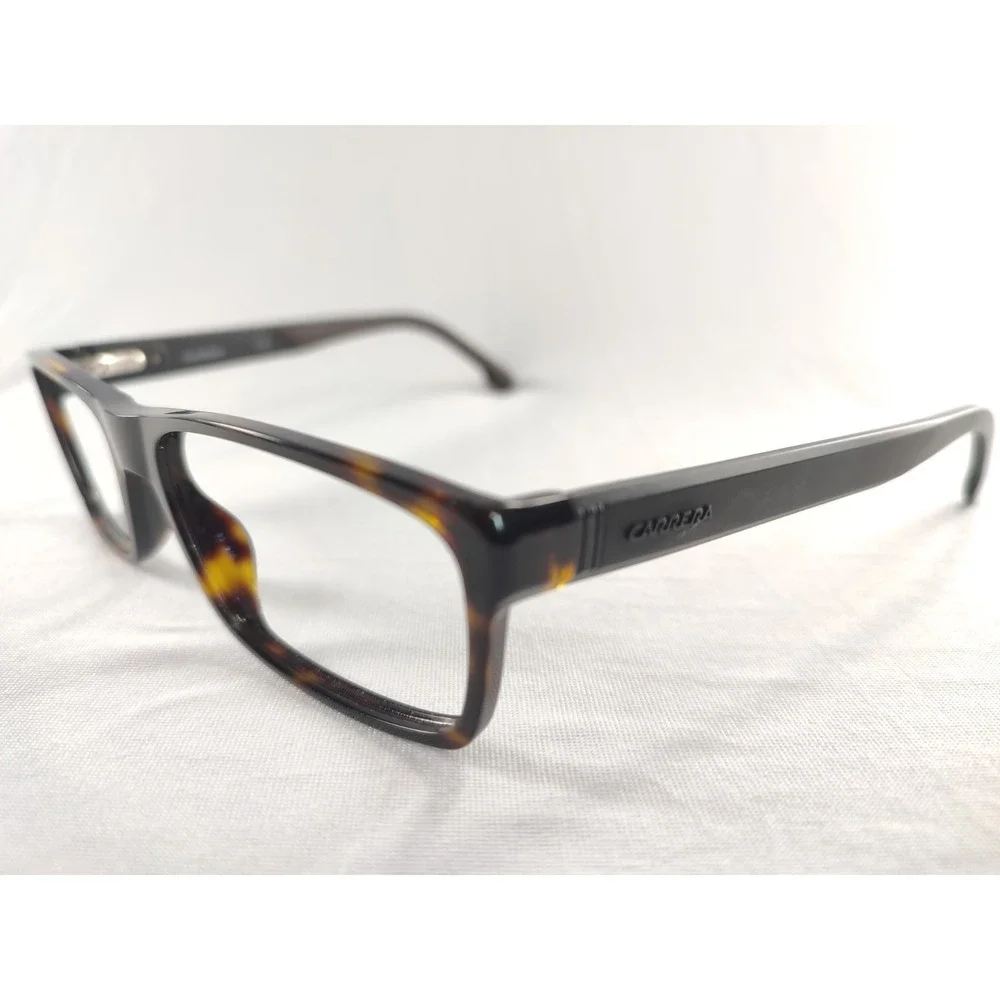 Carrera 8852 086 Dark‎ Havana Tortoise Rectangular Eyeglass Frames Men 55-17-145