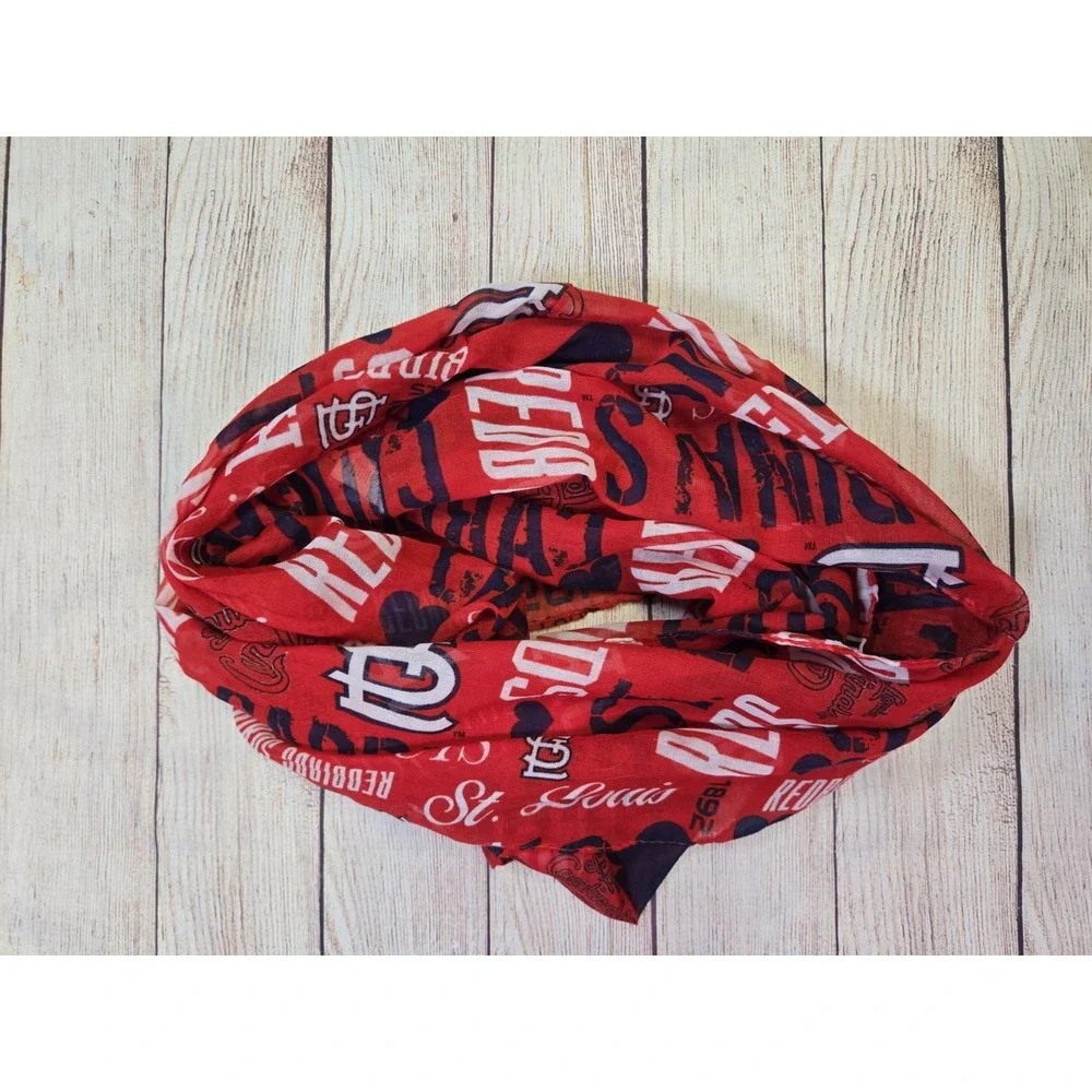 ST. LOUIS CARDINALS LOGO INFINITY SCARF‎ FOREVER COLLECTIBLES MLB Redbirds