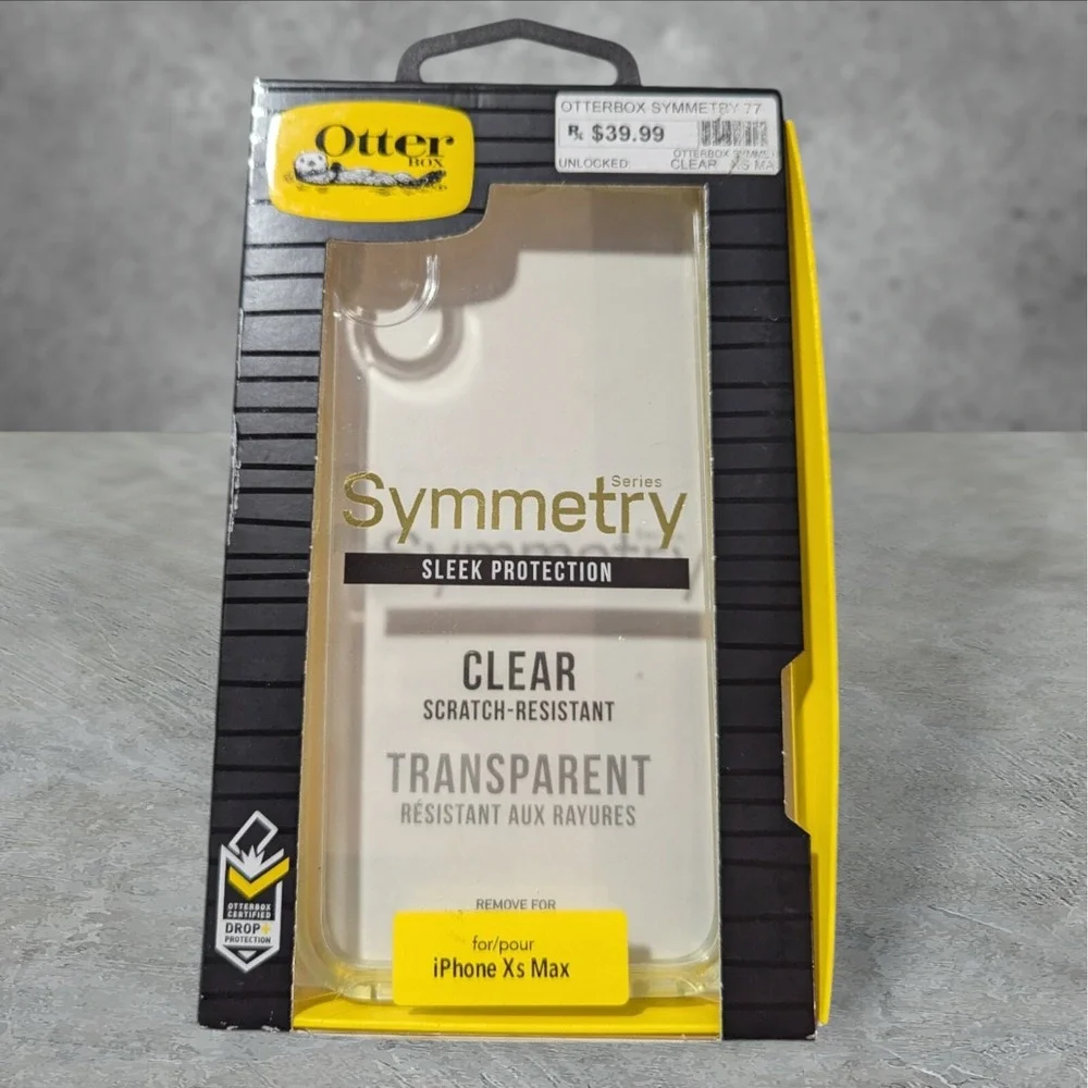 Y2. Otterbox Symmetry‎ Series Case For Apple iPhone Xs Max In Clear/Transparent