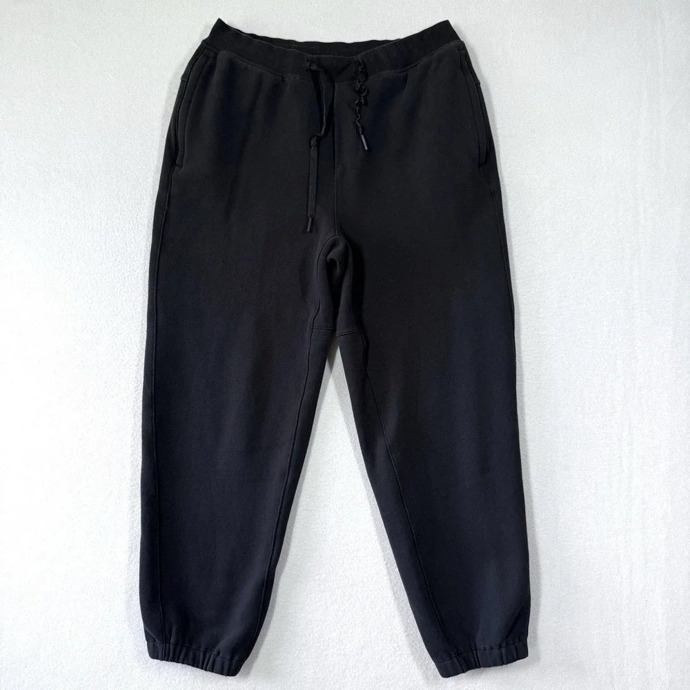 Lululemon Steady State Joggers Mens Medium Black Sweatpants Athletic Gym LM5AVSS