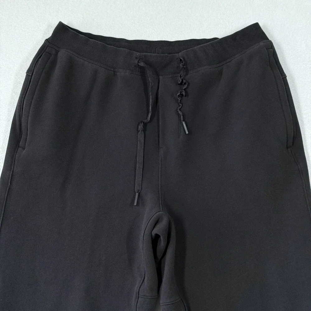 Lululemon Steady State Joggers Mens Medium Black Sweatpants Athletic Gym LM5AVSS