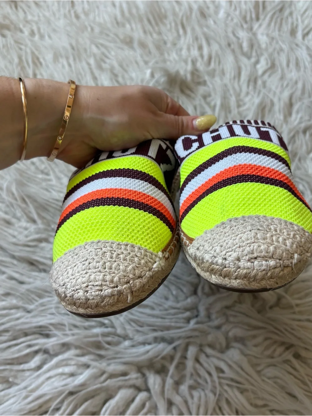 SCHUTZ multicolor striped