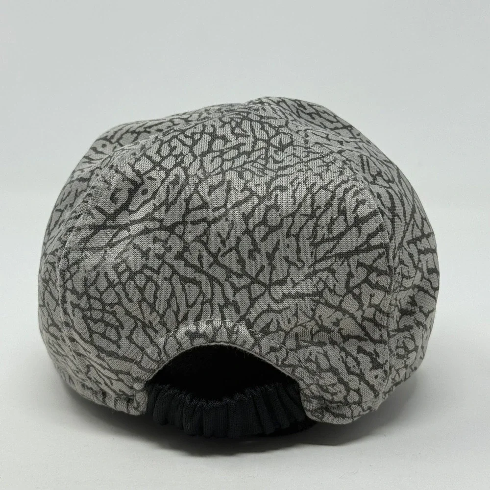 Jordan Brooklyn Elephant Print Grey Black Infant Hat Cap 12M Jumpman 7993-023