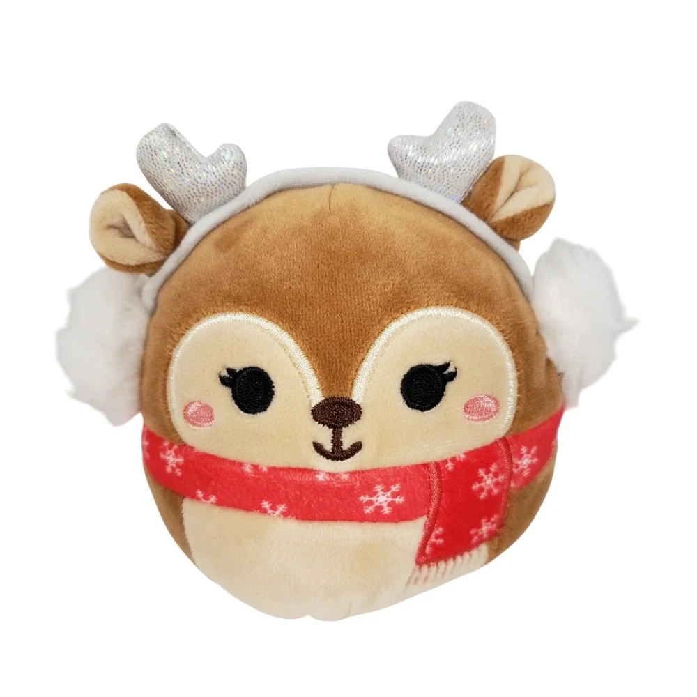Squishmallows Reindeer Earmuff Plush Holiday Limited Edition Collectible