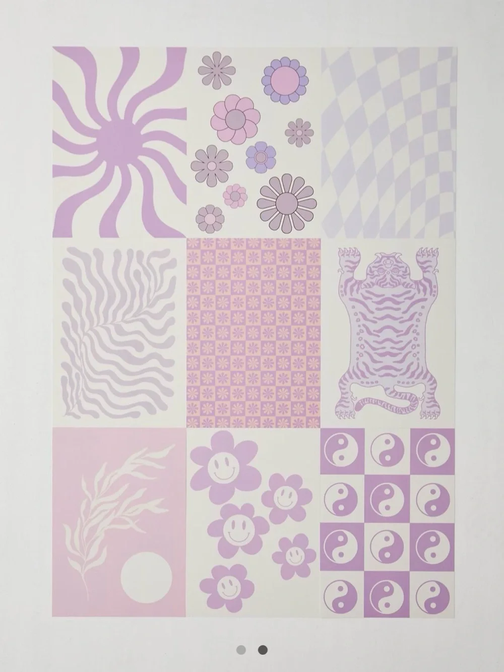 Urban Outfitters purple collage