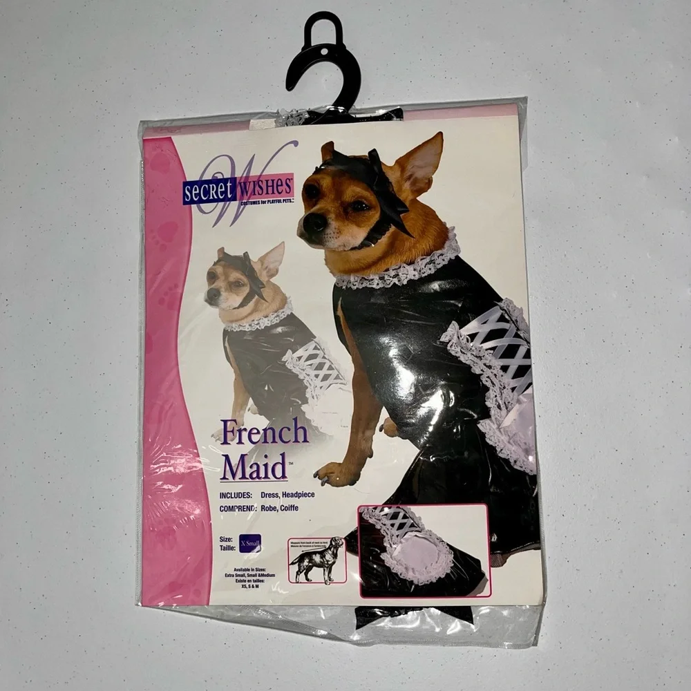 NIBag French Maid Pet Costume