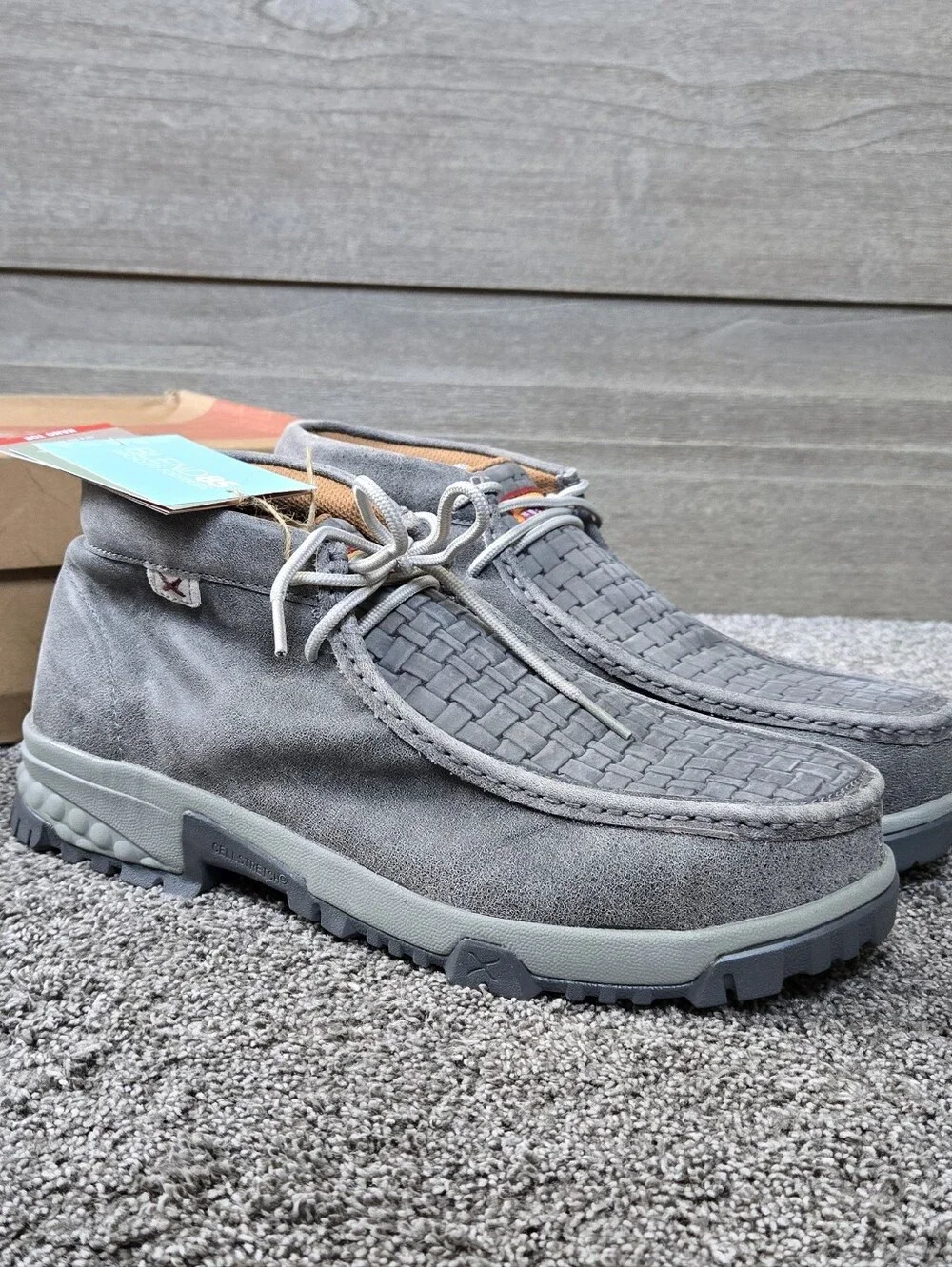 Twisted X Men's Work Chukka Driving Mocs - Nano Composite Toe NEW size 9.5