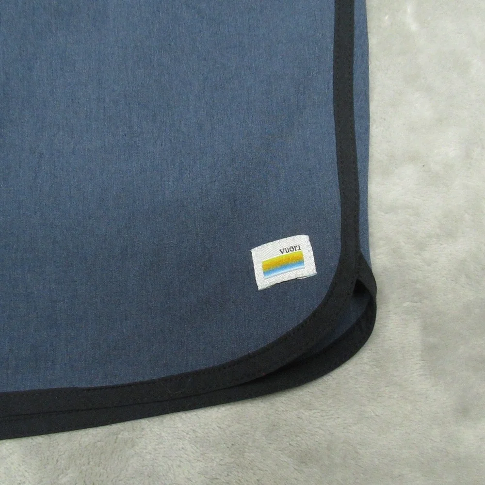 Vuori Banks Shorts Men Small Blue Drawstring Waist Stretch Performance Active 8