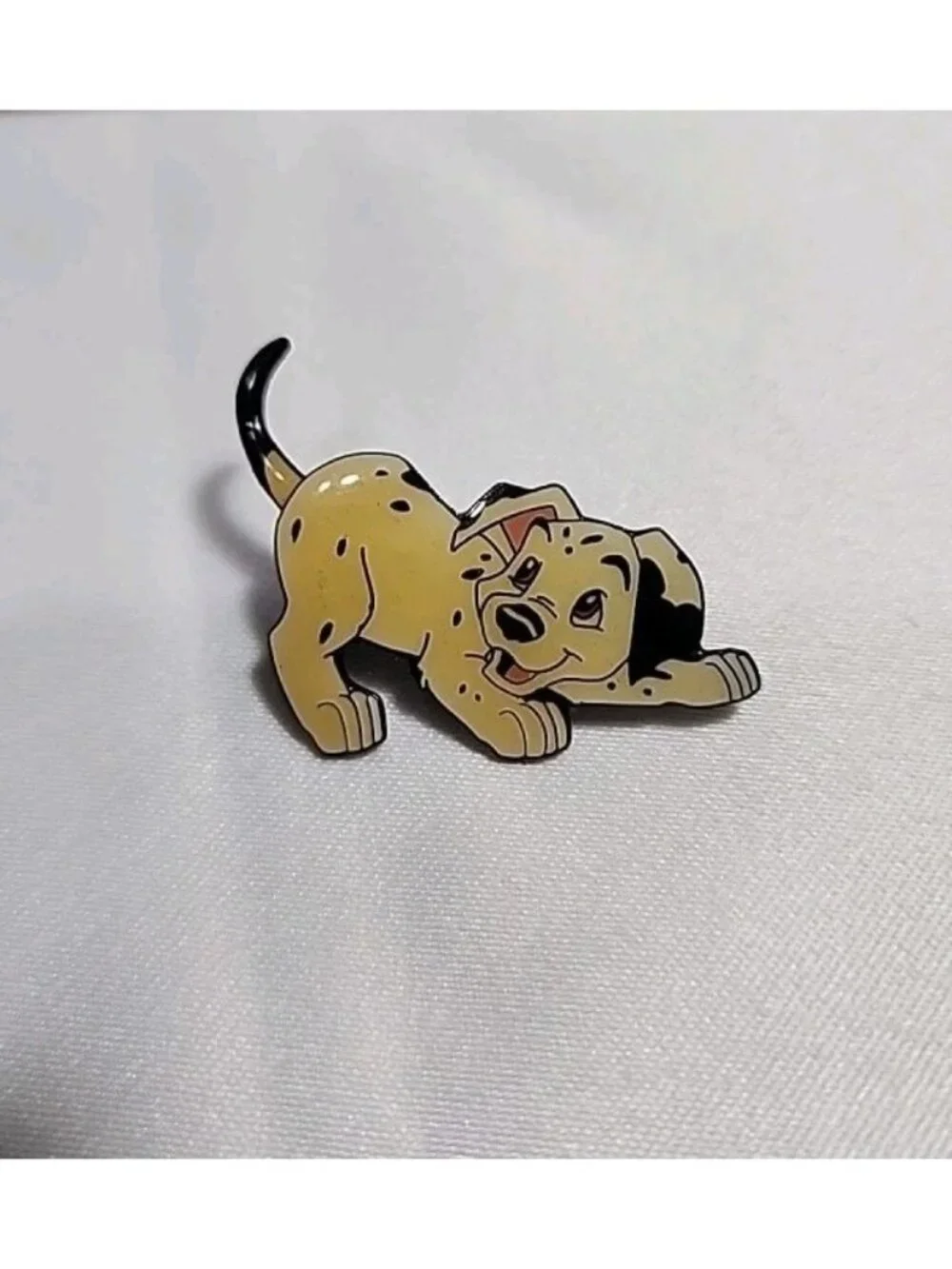Vintage Disney 101 Dalmatians Puppy Wagging Its Tail Lapel Trading Pin