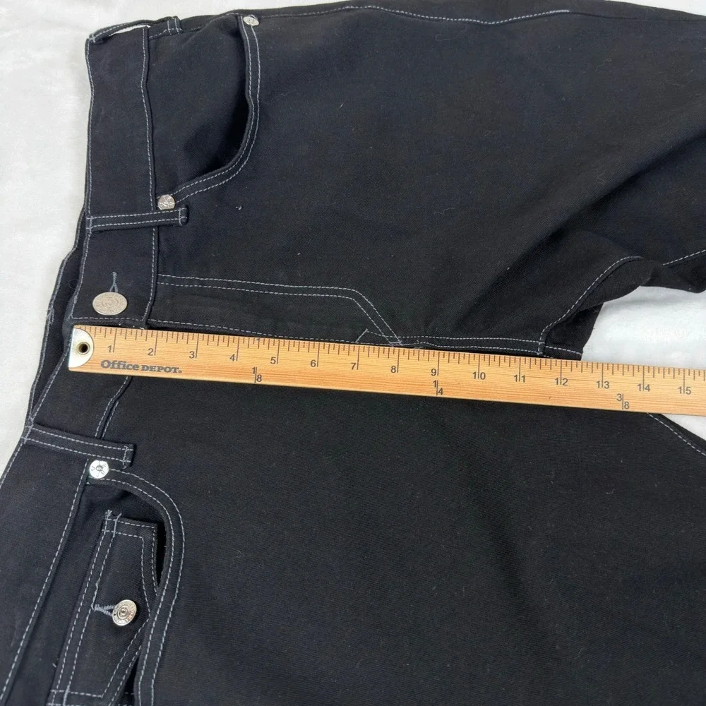 True Religion Ricky Flap SN Black Jeans Mens 34x30 (Fit 36x29) Straight Leg NEW