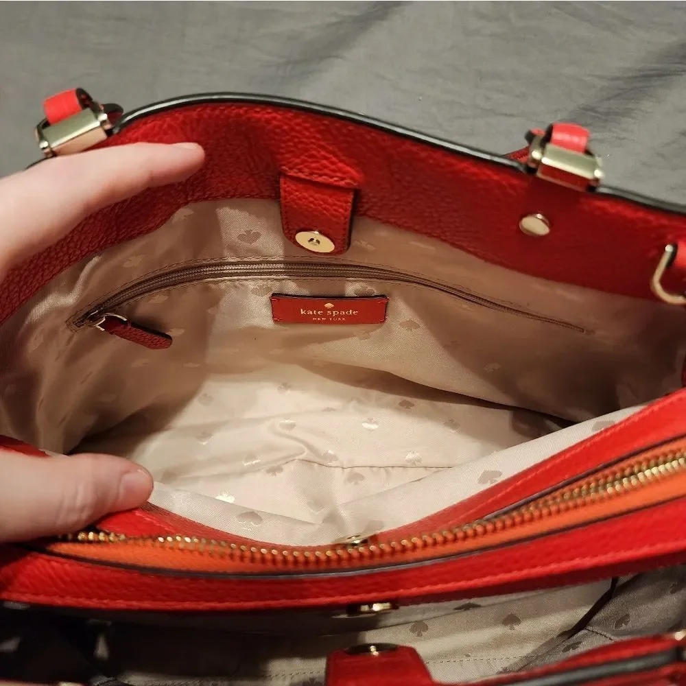 kate spade red kate bright