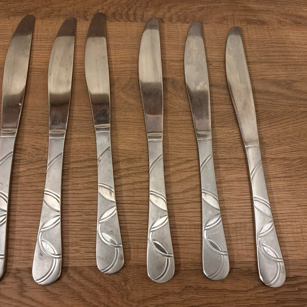 Cambridge Silver‎ Felicity Stainless Steel Flatware - 6 Knives