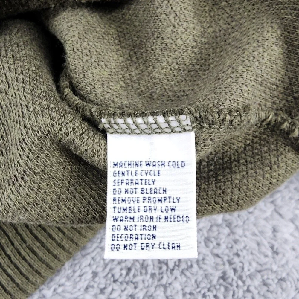 Polo‎ Ralph Lauren Sweater Mens XXL Green 1/4 Zip Pullover Elbow Patches Pony
