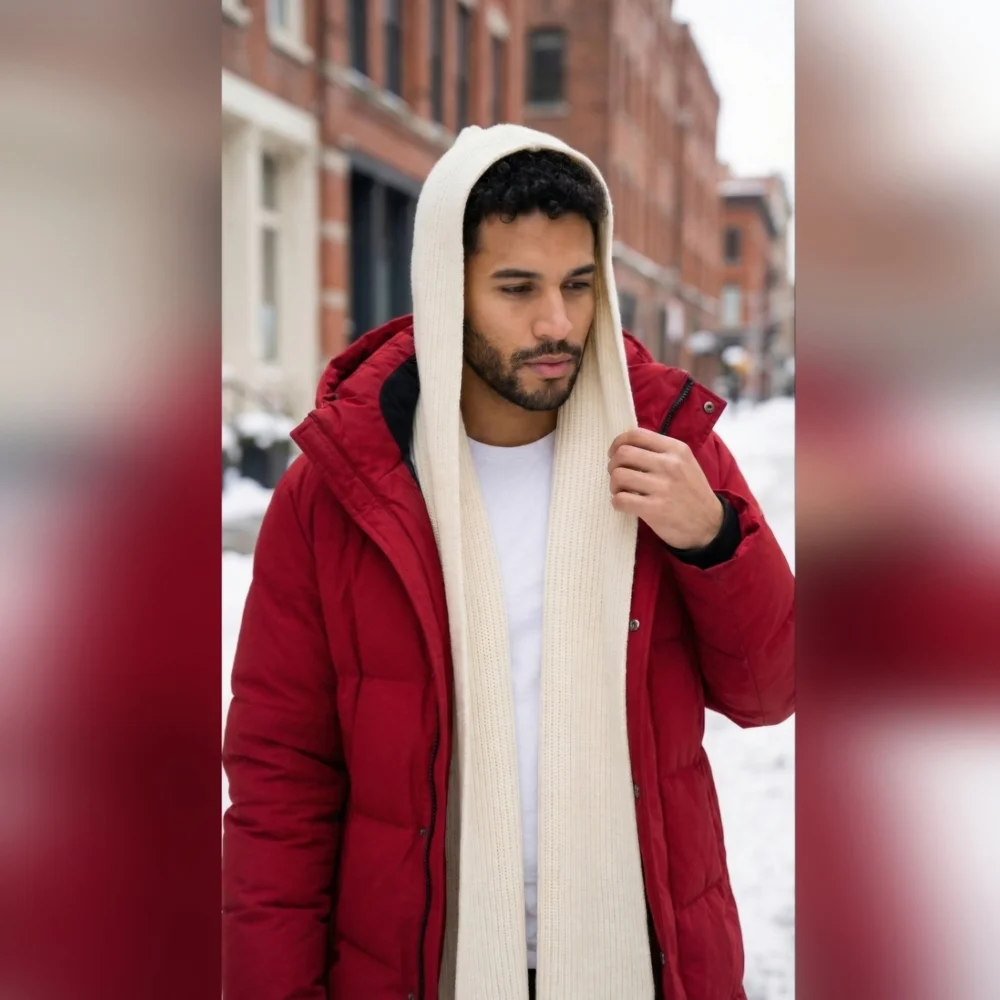 None cream hooded