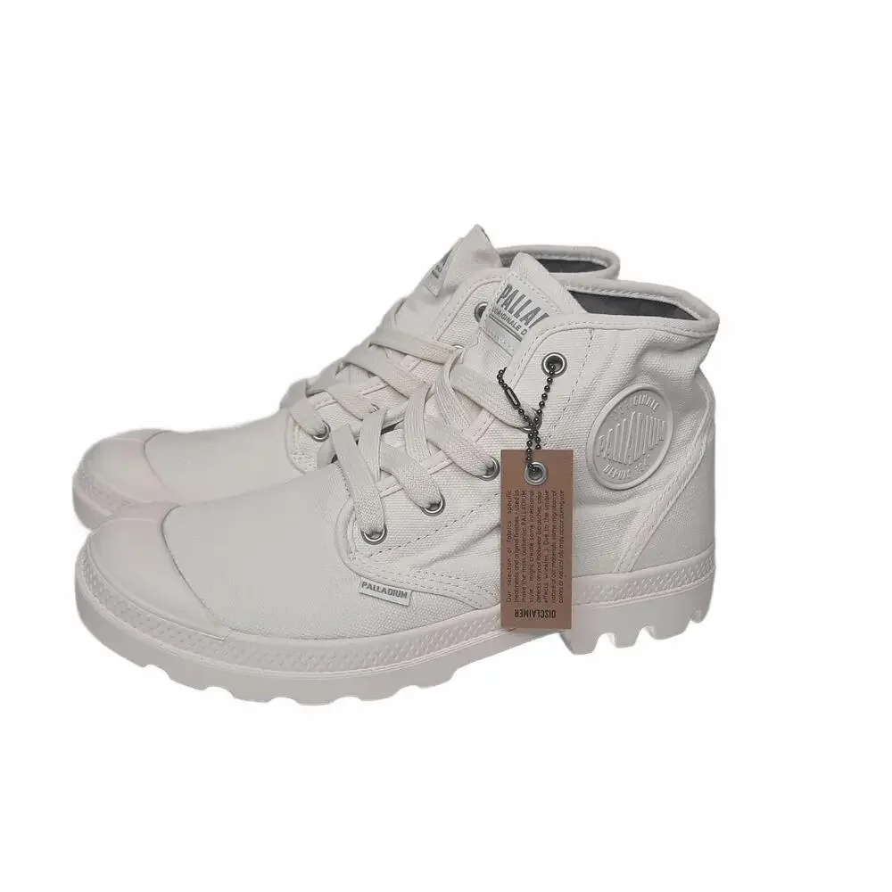 Palladium Pampa Hi Women's White -Vegan Size 8.5‎