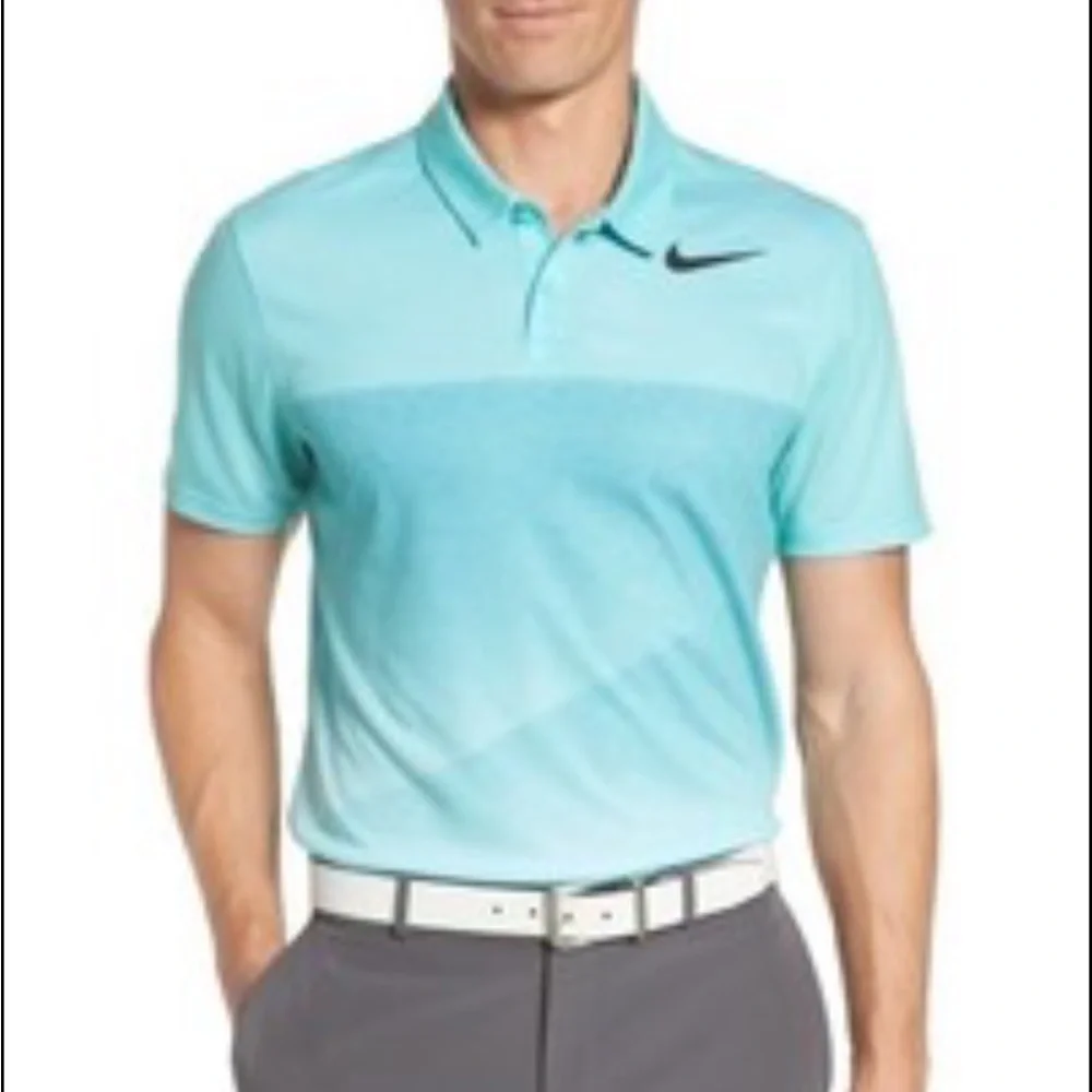 Nike Golf Dri-fit‎ Performance Teal Polo