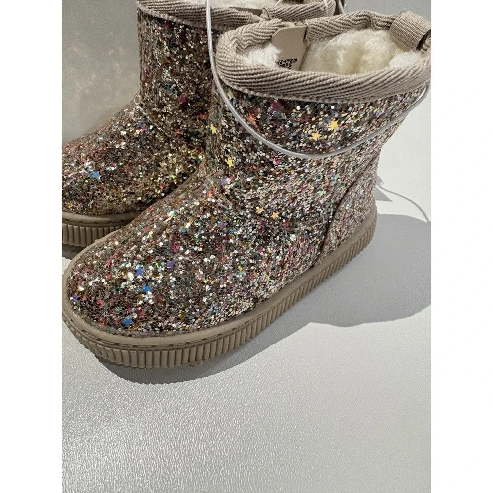 Toddler Arlo Booties - Cat & Jack Gold 5T‎ NWOT