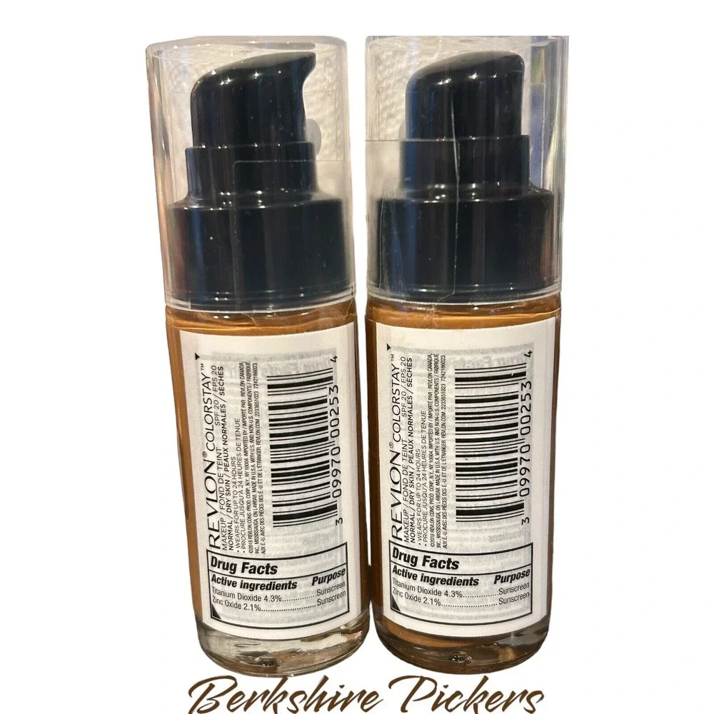 Revlon Colorstay 24HR Longwear Makeup Foundation‎ SPF20 510 Pecan X2