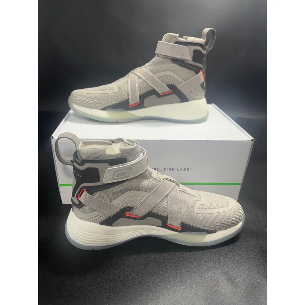 APL NEW Super‎ Future Basketball Sneakers Cement/Gunmetal/White Size M 6 W 7.5