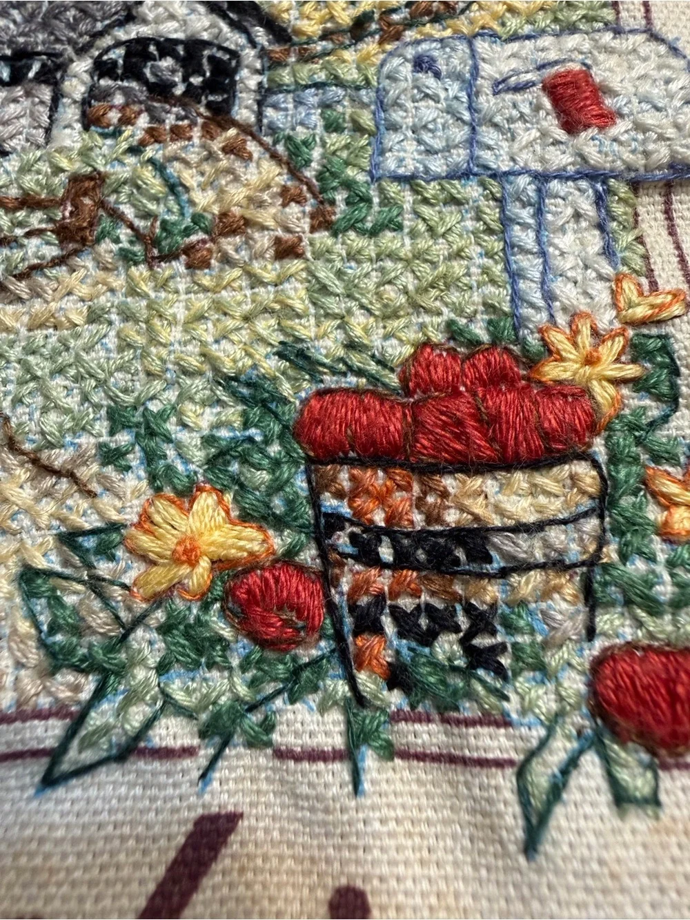 dimensions Seasonal Cross Stitch Wall Hanging 
