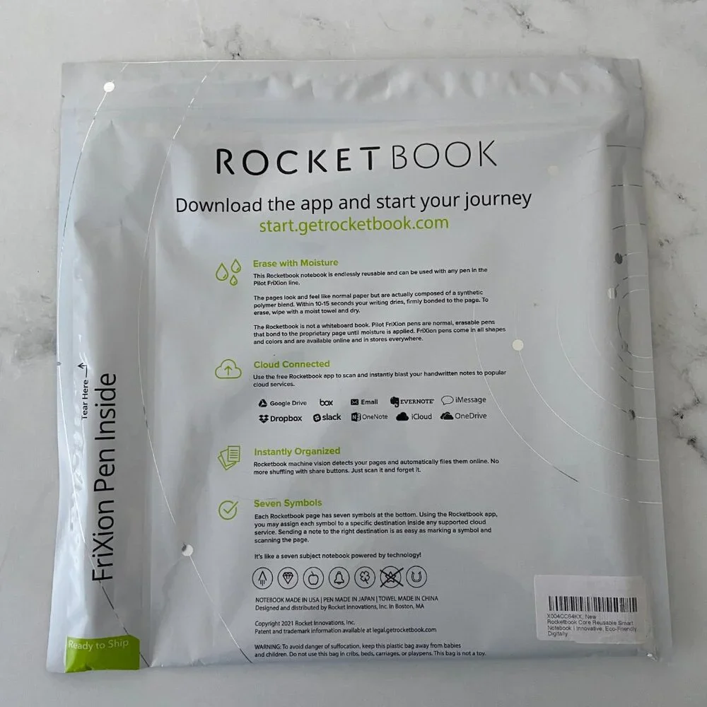 Rocketbook core reusable