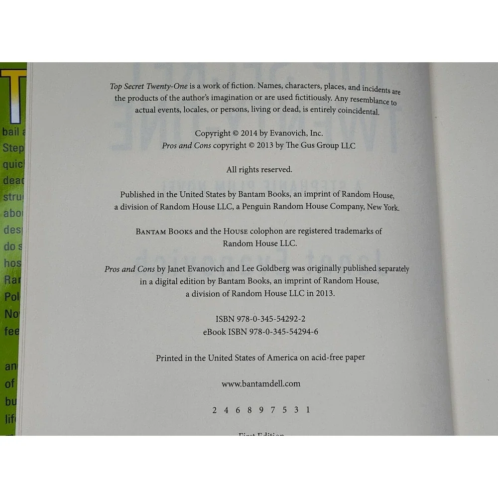 SET-4 Janet Evanovich Plum Novels Books 2008~16 Hardcover SEE B54.2GA-1815
