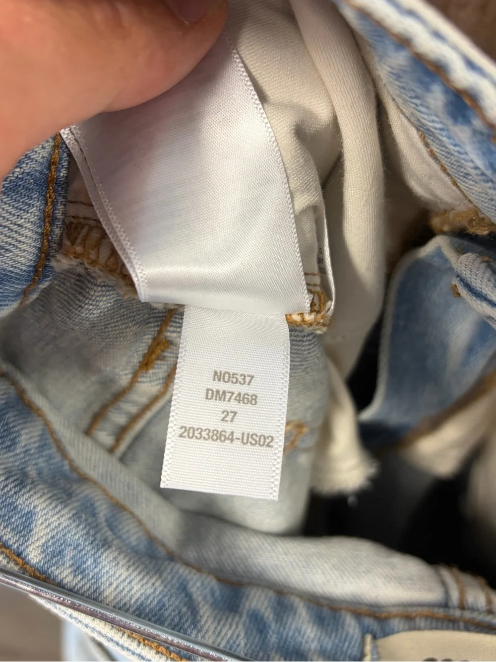 Madewell The Curvy Perfect High Rise Vintage Mom Jean in Merle Wash Size 27 NWT