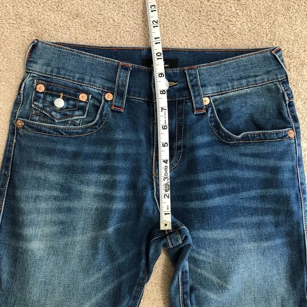True Religion Ricky Relaxed Straight Jeans Mens Size 27