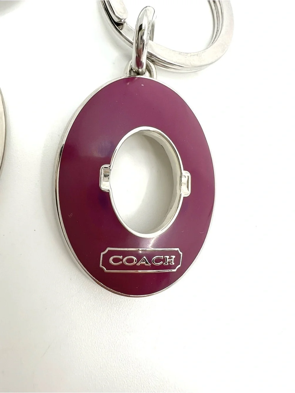 Coach enamel oval