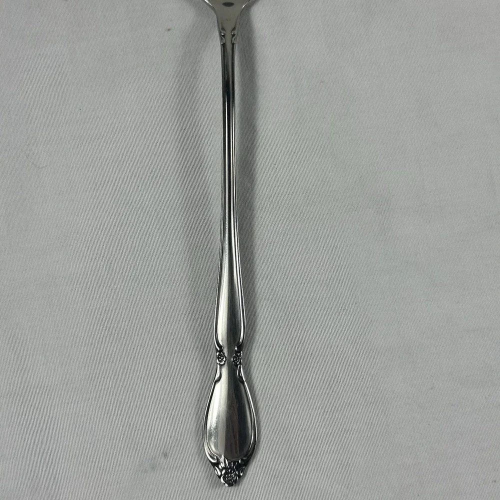 6 Oneida Community CHATELAINE stainless ICED TEA SPOONS Betty Crocker